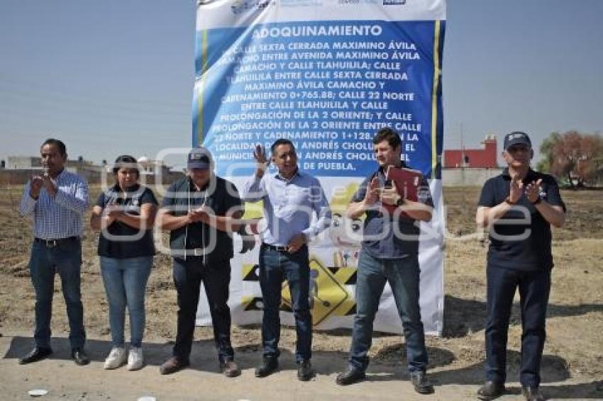 SAN ANDRÉS CHOLULA . INICIO DE OBRA