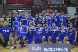 BASQUETBOL . TEC TOLUCA SEGUNDO LUGAR