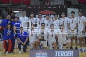 BASQUETBOL . TEC HIDALGO TERCER LUGAR