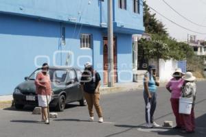 TLAXCALA . MANIFESTACIÓN POBLADORES