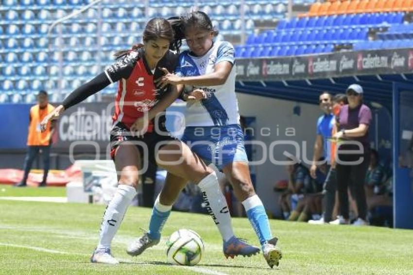 FÚTBOL . CLUB PUEBLA VS ATLAS