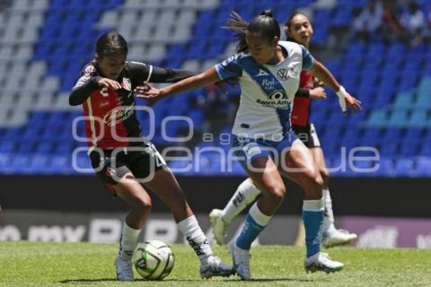 FÚTBOL . CLUB PUEBLA VS ATLAS