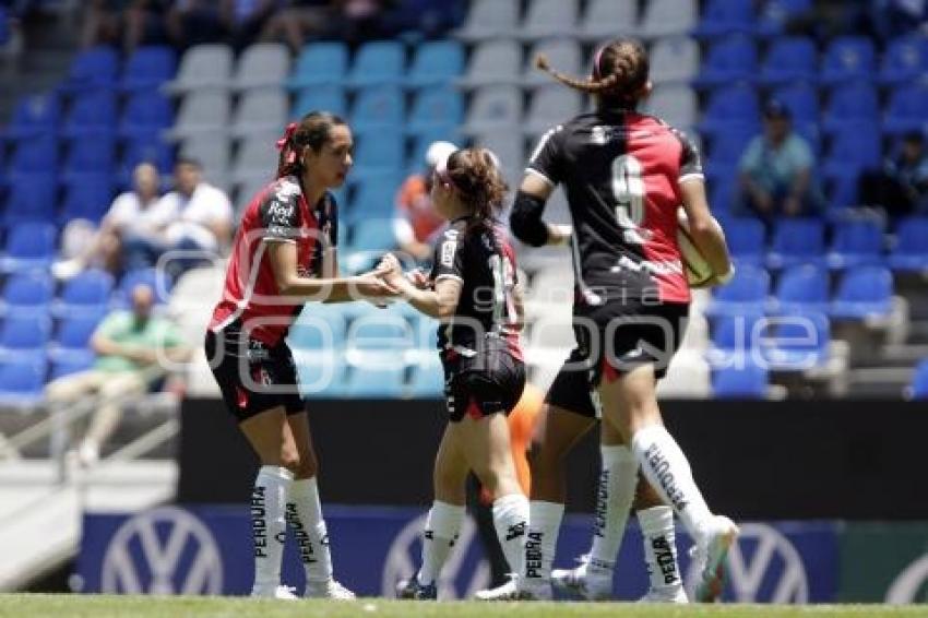 FÚTBOL . CLUB PUEBLA VS ATLAS