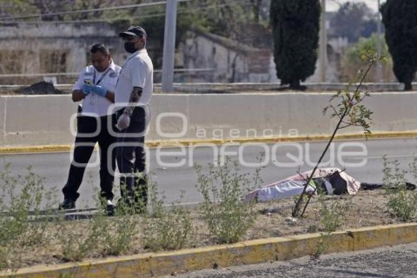 NOTA ROJA . CICLISTA ATROPELLADO