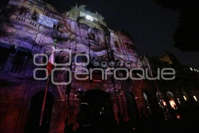 VIDEOMAPPING . BATALLA 5 DE MAYO