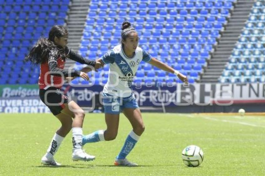 FÚTBOL . CLUB PUEBLA VS ATLAS