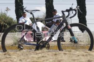 NOTA ROJA . CICLISTA ATROPELLADO