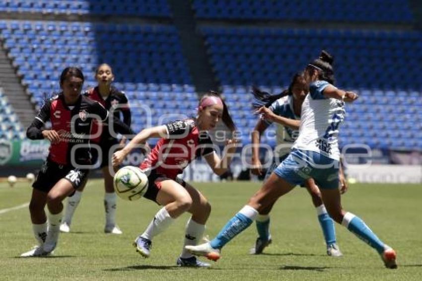 FÚTBOL . CLUB PUEBLA VS ATLAS