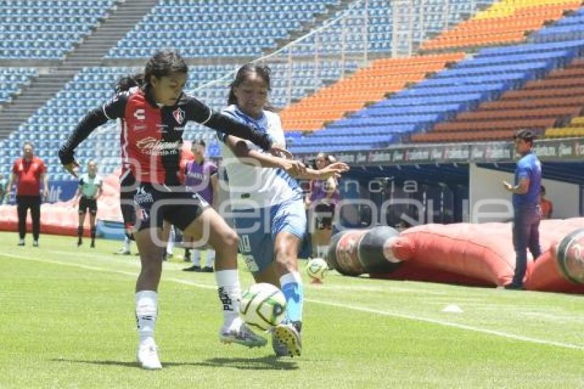 FÚTBOL . CLUB PUEBLA VS ATLAS