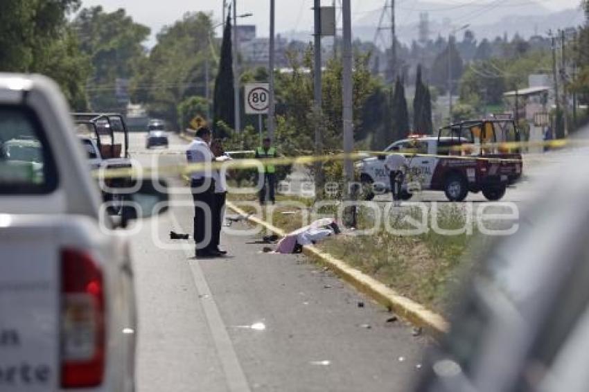 NOTA ROJA . CICLISTA ATROPELLADO