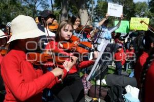 TLAXCALA . MANIFESTACIÓN ESCUELA DE MÚSICA