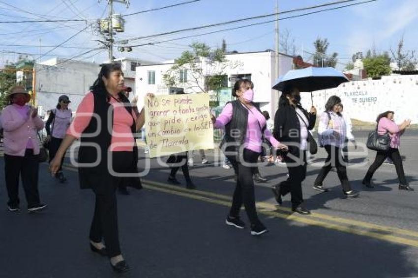 TLAXCALA . DESFILE DÍA DEL TRABAJO