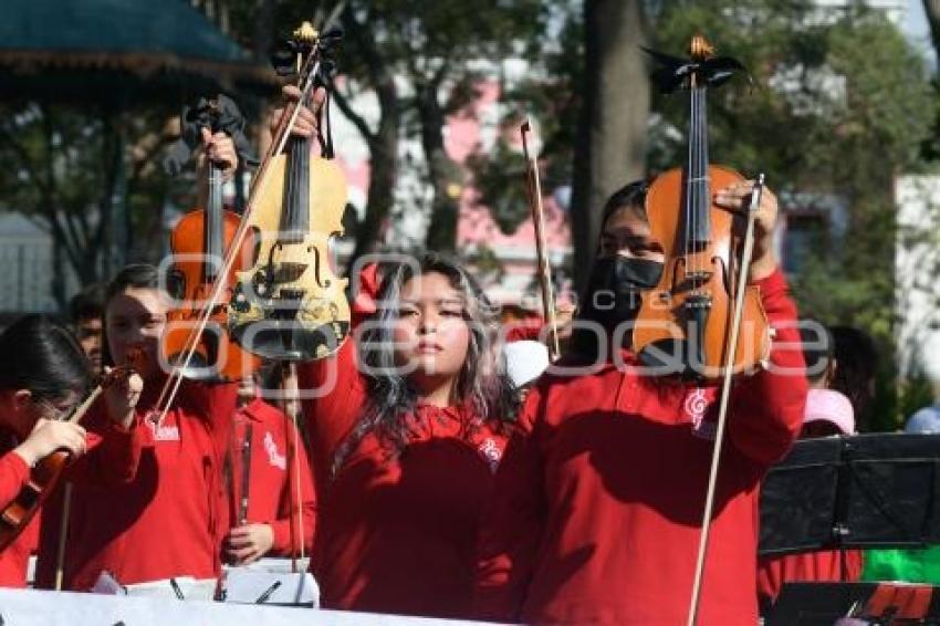 TLAXCALA . MANIFESTACIÓN ESCUELA DE MÚSICA