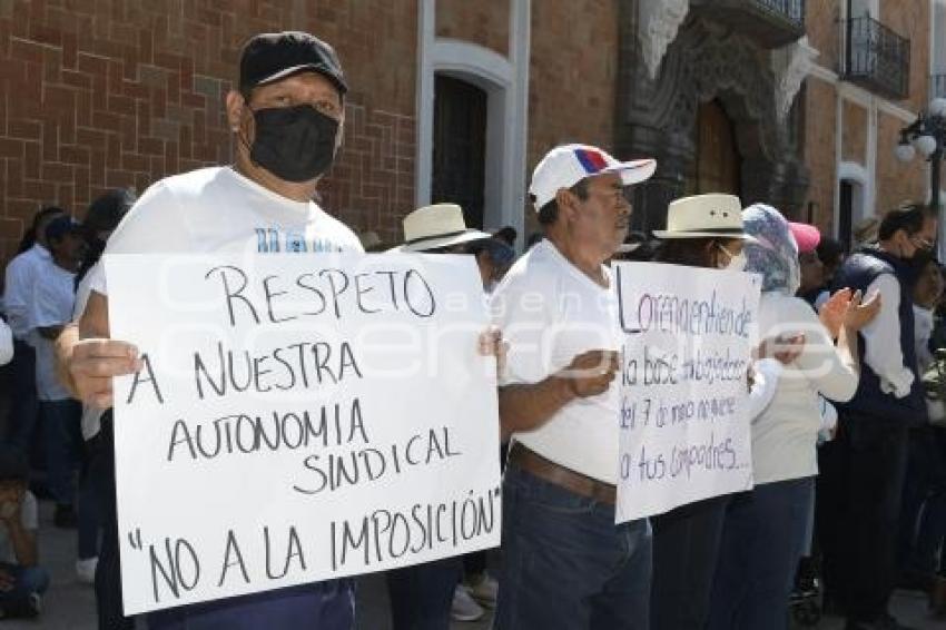 TLAXCALA . MANIFESTACIÓN 7 DE MAYO