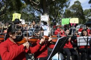 TLAXCALA . MANIFESTACIÓN ESCUELA DE MÚSICA