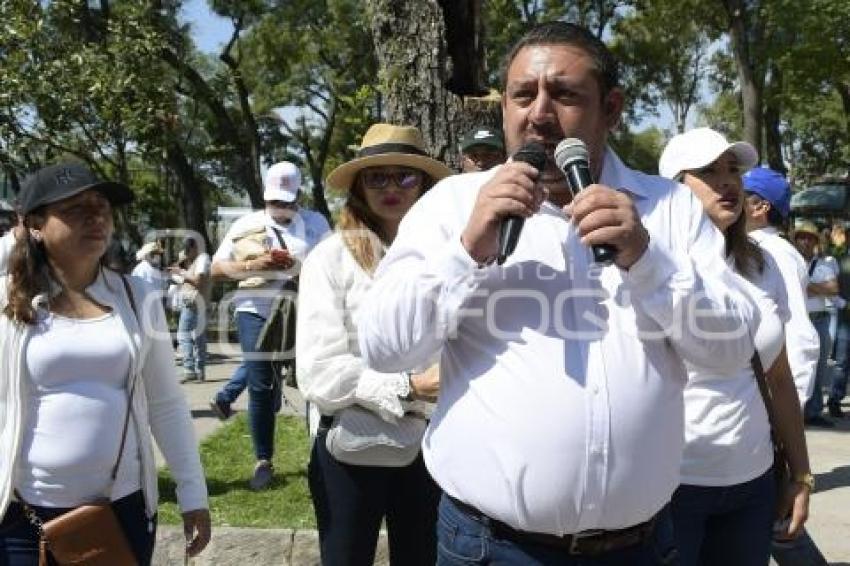 TLAXCALA . MANIFESTACIÓN 7 DE MAYO