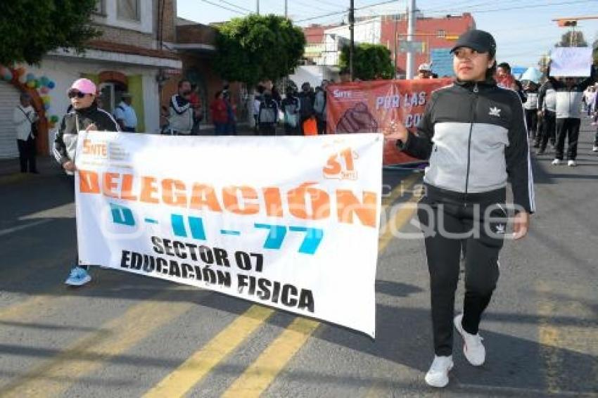 TLAXCALA . DESFILE DÍA DEL TRABAJO