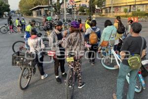 PROTESTA . CICLISTA ATROPELLADO