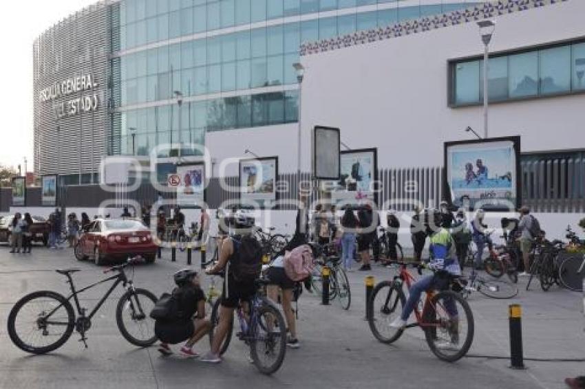 PROTESTA . CICLISTA ATROPELLADO