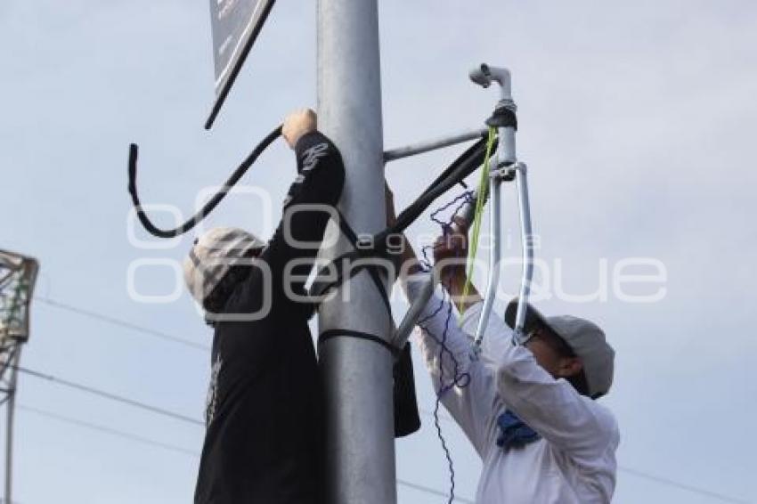 PROTESTA . CICLISTA ATROPELLADO