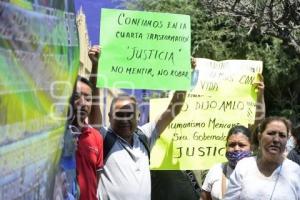 TLAXCALA . MANIFESTACIÓN COBAT