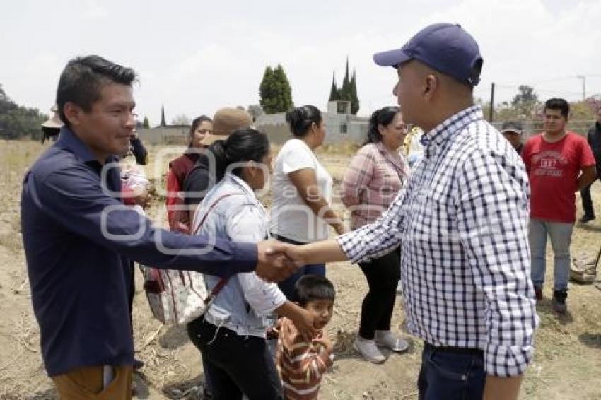 SAN ANDRÉS CHOLULA . INICIO ADOQUINAMIENTO