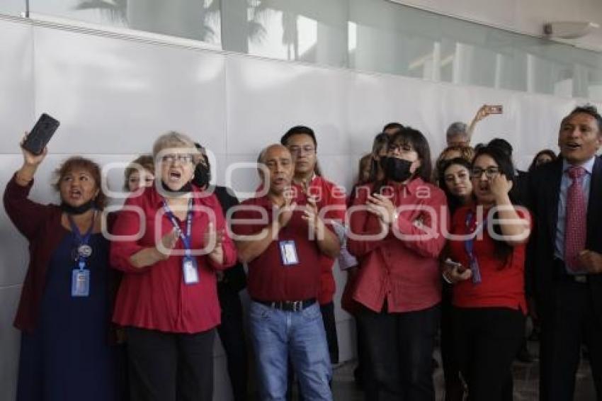 PODER JUDICIAL . MANIFESTACIÓN TRABAJADORES