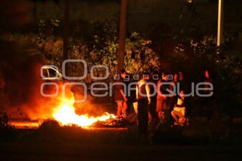 BLOQUEO AUTOPISTA MÉXICO-VERACRUZ