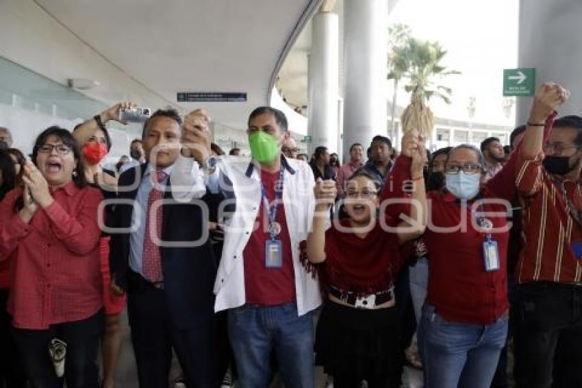 PODER JUDICIAL . MANIFESTACIÓN TRABAJADORES