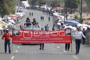 DESFILE . MANIFESTACIÓN VERIFICACIÓN