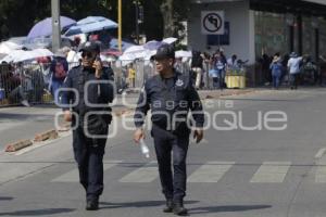 DESFILE . POLICÍA MUNICIPAL