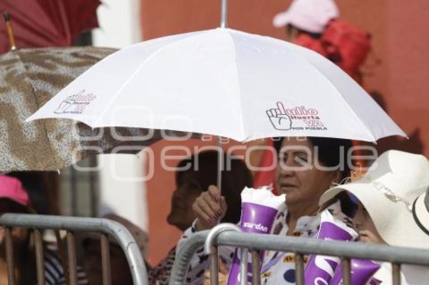 DESFILE . PROPAGANDA POLÍTICA