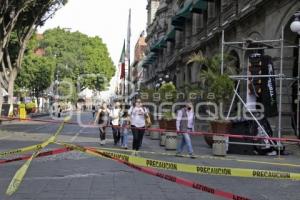 ZÓCALO . CIERRES VIALES