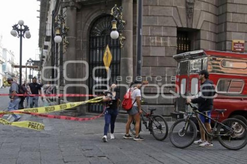 ZÓCALO . CIERRES VIALES