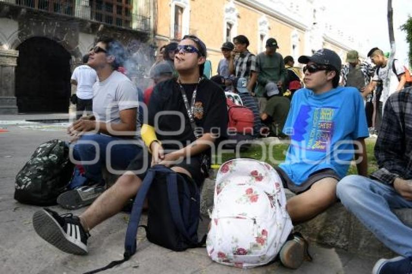 TLAXCALA . MARCHA CANNABIS