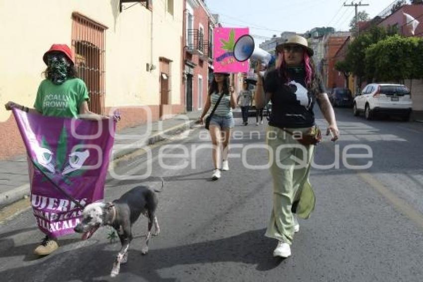 TLAXCALA . MARCHA CANNABIS