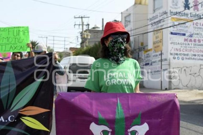 TLAXCALA . MARCHA CANNABIS