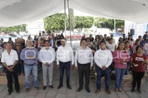 SAN ANDRÉS CHOLULA . ENTREGA AVES