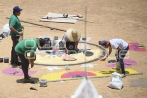 TLAXCALA . ALFOMBRA MONUMENTAL 