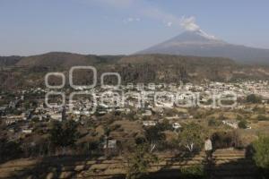 VOLCÁN POPOCATÉPETL . XALITZINTLA