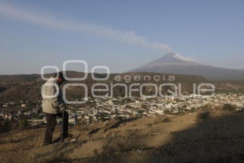 VOLCÁN POPOCATÉPETL . XALITZINTLA