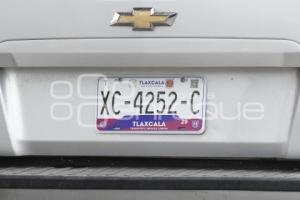 TLAXCALA . CANJE PLACAS