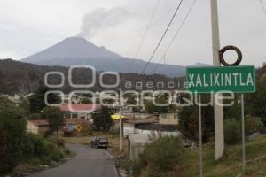 VOLCÁN POPOCATÉPETL . XALITZINTLA