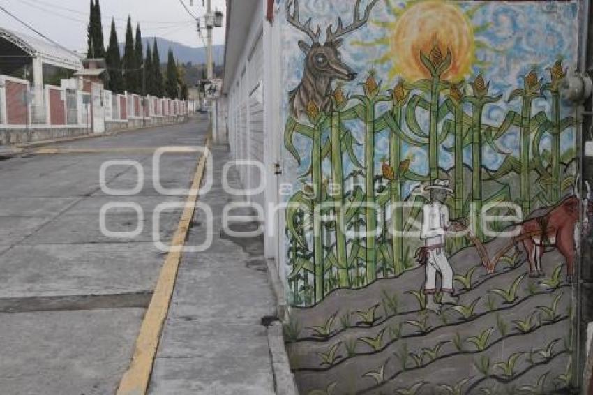 VOLCÁN POPOCATÉPETL . MURALES