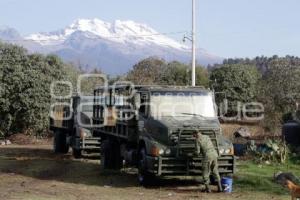 VOLCÁN POPOCATÉPETL . PLAN DN-III