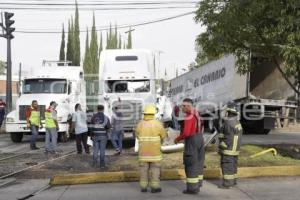 ACCIDENTE . TREN Y TRAILER