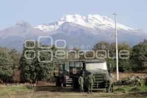 VOLCÁN POPOCATÉPETL . PLAN DN-III