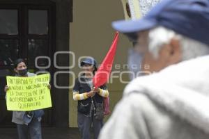 TLAXCALA . MANIFESTACIÓN ANTORCHISTA