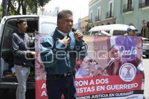 TLAXCALA . MANIFESTACIÓN ANTORCHISTA