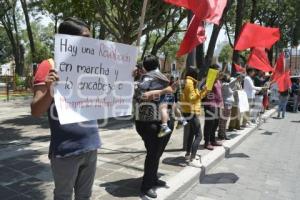 TLAXCALA . MANIFESTACIÓN ANTORCHISTA